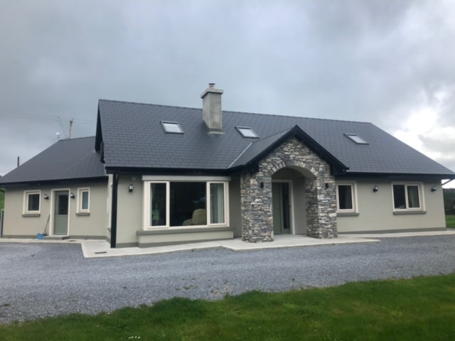 Photo of completed house in Ballyhar