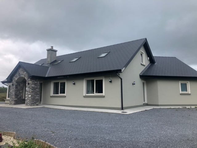 Photo of completed house in Ballyhar